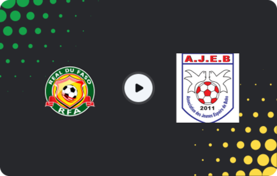 Where to watch Réal du Faso — AJEB, Ligue 1, 26.01.2026