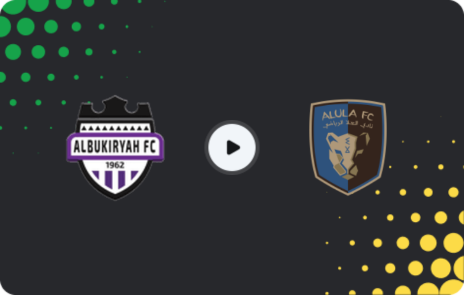 Where to watch Al Bukayriyah — Al Ula, Division 1, 28.01.2026