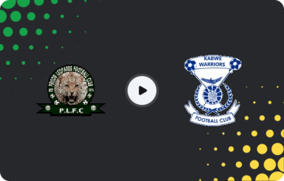 Where to watch Prison Leopards — Kabwe Warriors, Super League, 28.01.2026