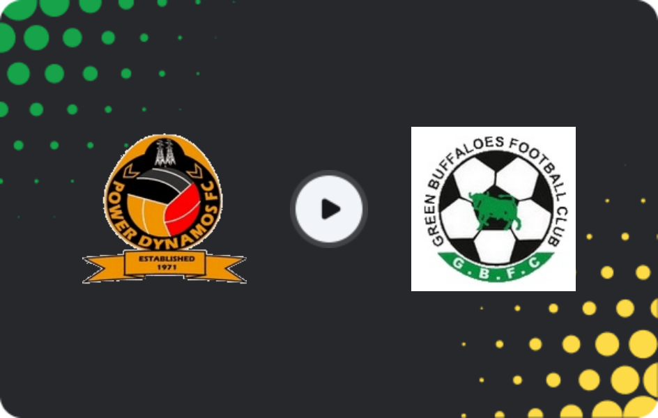 Where to watch Power Dynamos — Green Buffaloes, Super League, 28.01.2026