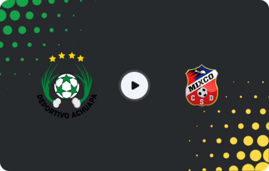 Where to watch Achuapa — Mixco, Liga Nacional, 28.01.2026