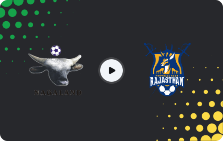 Where to watch Nagaland — Rajasthan, Santosh Trophy, 30.01.2026