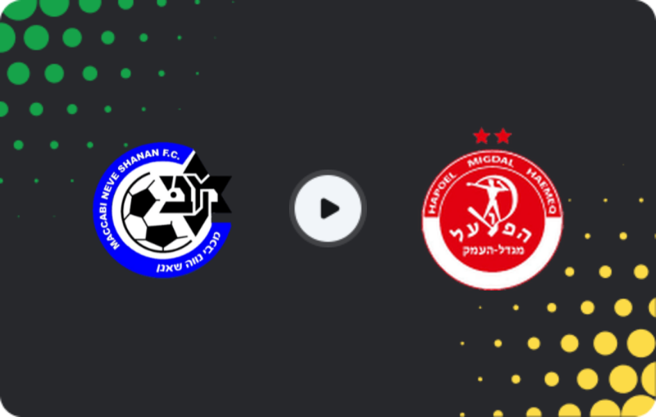 Where to watch Maccabi Neve Sha'anan — Hapoel Migdal HaEmek, Liga Alef, 30.01.2026