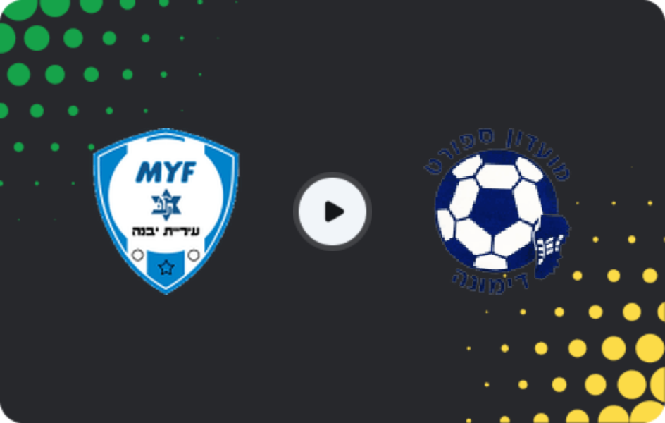 Where to watch Maccabi Yavne — Dimona, Liga Alef, 30.01.2026