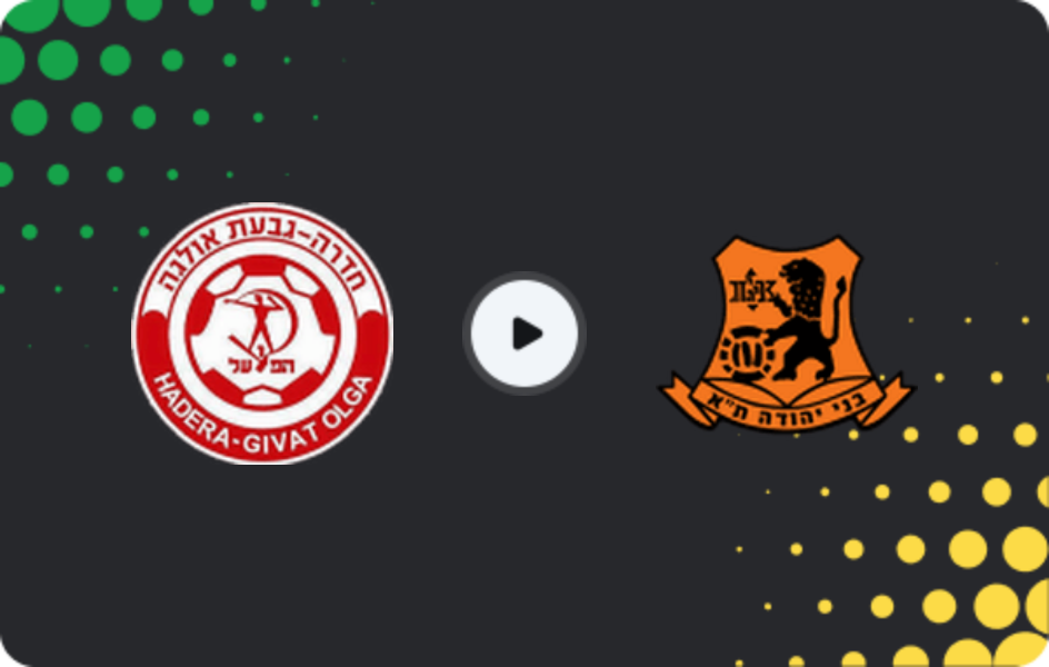 Where to watch Hapoel Hadera — Bnei Yehuda, Liga Leumit, 30.01.2026