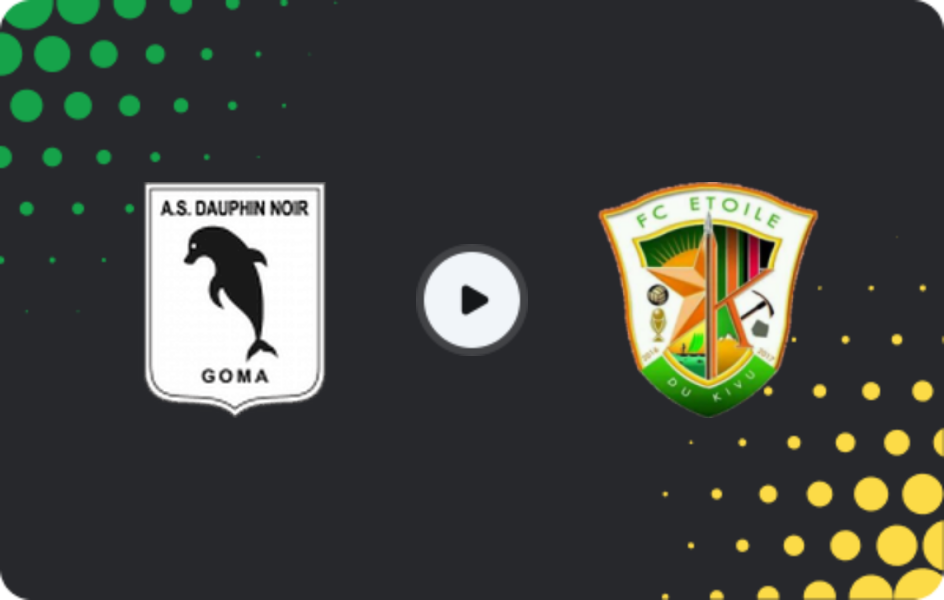 Where to watch Dauphins Noirs — Etoile de Kivu, Ligue 1, 31.01.2026