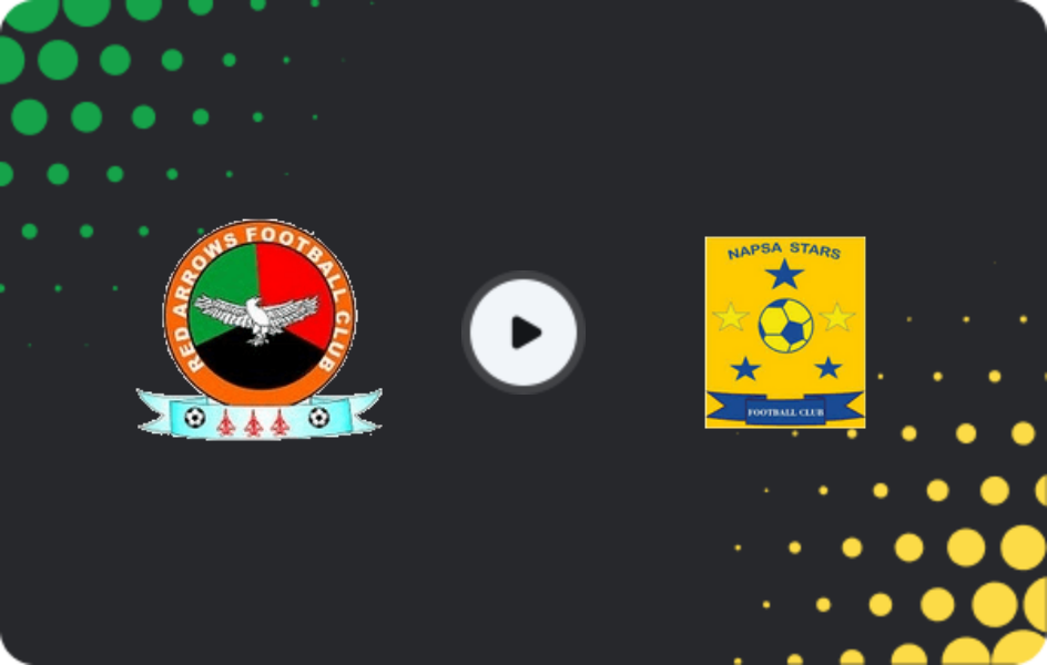 Where to watch Red Arrows — NAPSA Stars, Super League, 31.01.2026