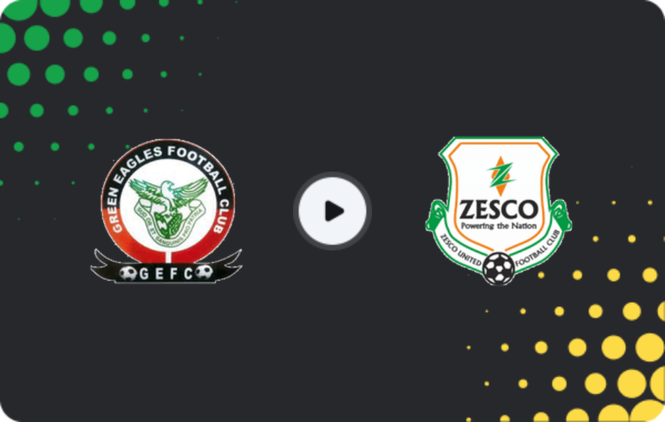 Where to watch Green Eagles — ZESCO United, Super League, 31.01.2026