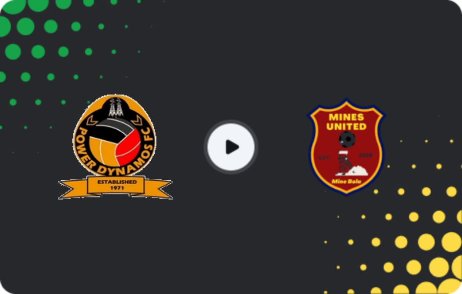 Where to watch Power Dynamos — Mines, Super League, 31.01.2026