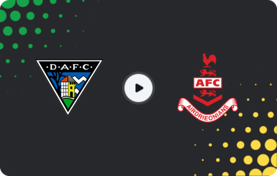 Where to watch Dunfermline — Airdrie United, Championship, 31.01.2026