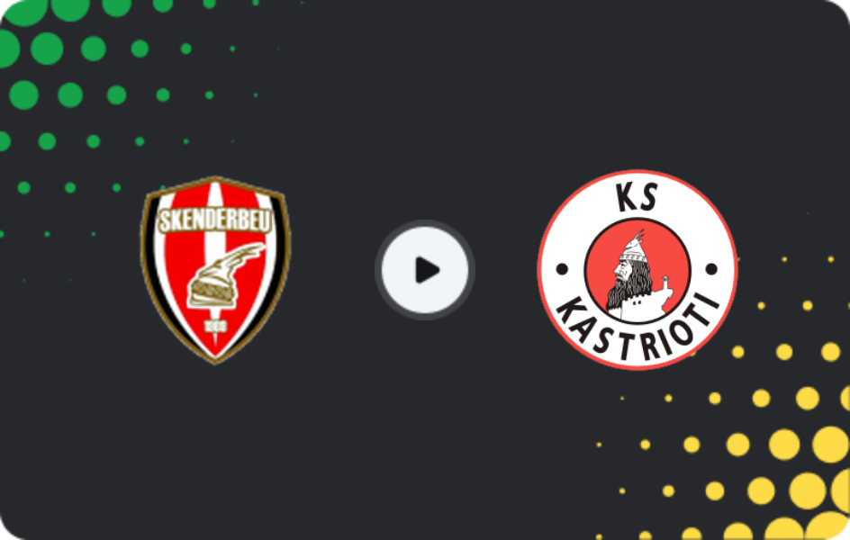 Where to watch Skenderbeu Korce — Kastrioti Krujë, 1st Division, 30.01.2026