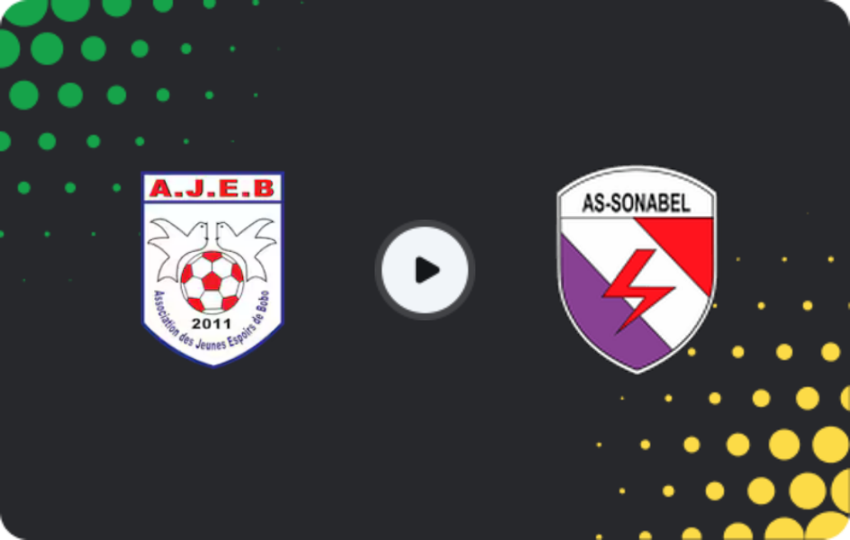 Where to watch AJEB — SONABEL, Ligue 1, 31.01.2026