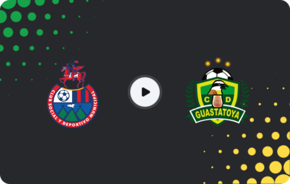 Where to watch Municipal — Guastatoya, Liga Nacional, 01.02.2026