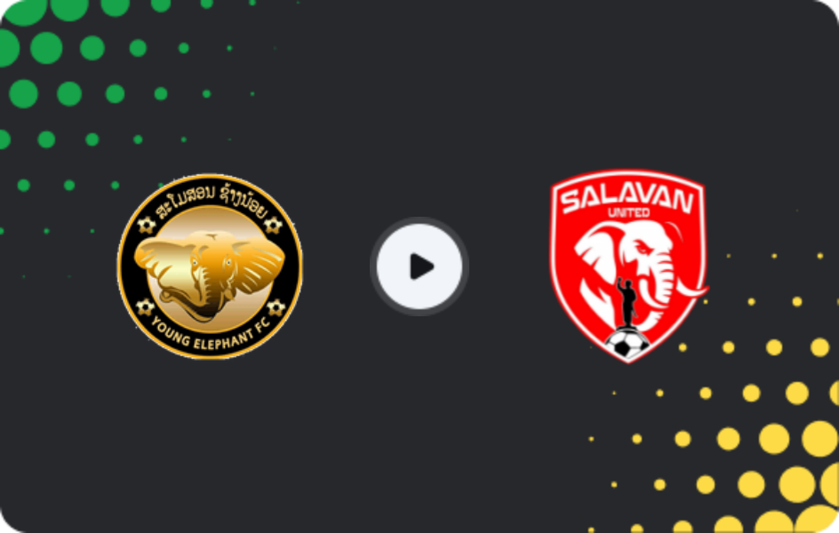 Where to watch Young Elephant — Salavan United, Lao League 1, 01.02.2026