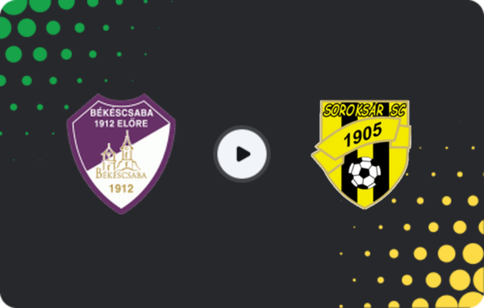 Where to watch Bekescsaba 1912 — Soroksar, NB II, 01.02.2026