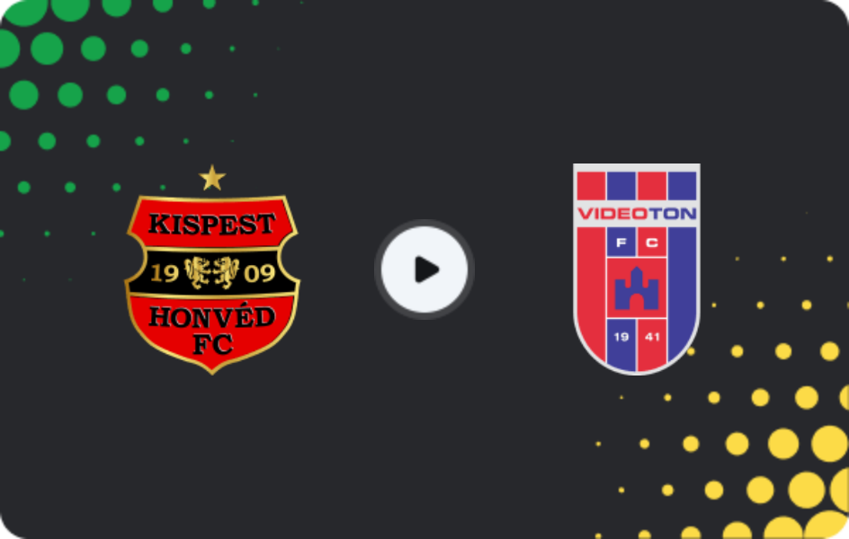 Where to watch Budapest Honved — Fehérvár FC, NB II, 02.02.2026