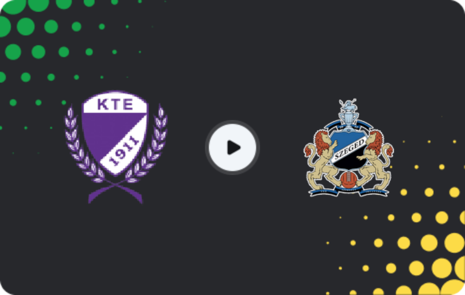 Where to watch Kecskeméti TE — Szeged 2011, NB II, 01.02.2026
