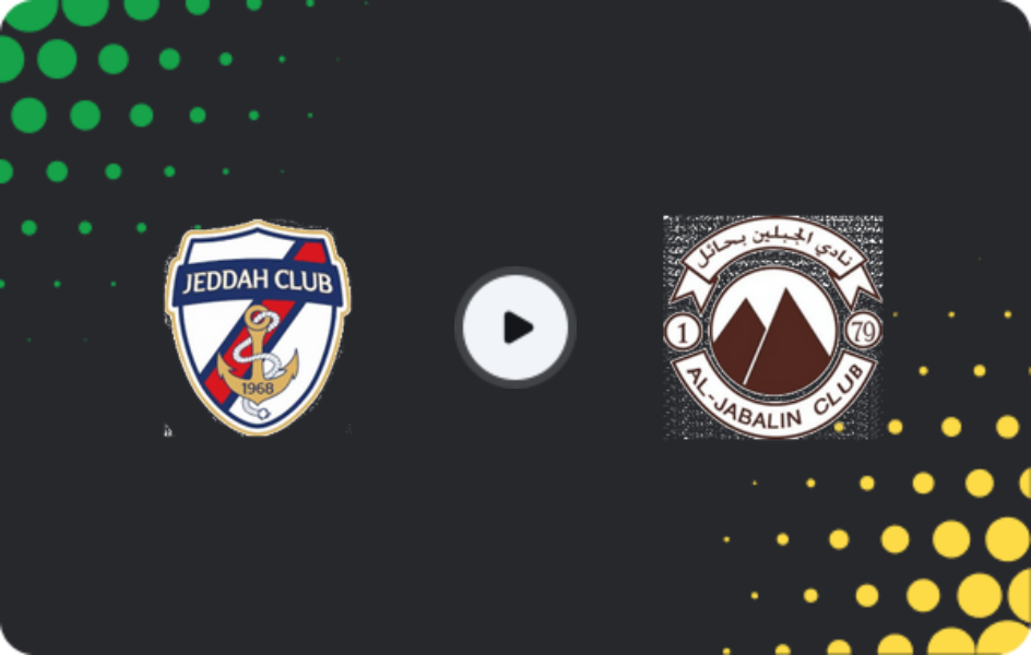 Where to watch Jeddah Club — Al Jabalain, Division 1, 02.02.2026