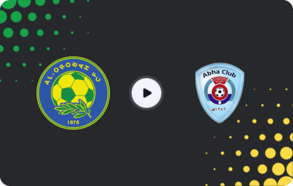 Where to watch Al Orubah — Abha, Division 1, 03.02.2026