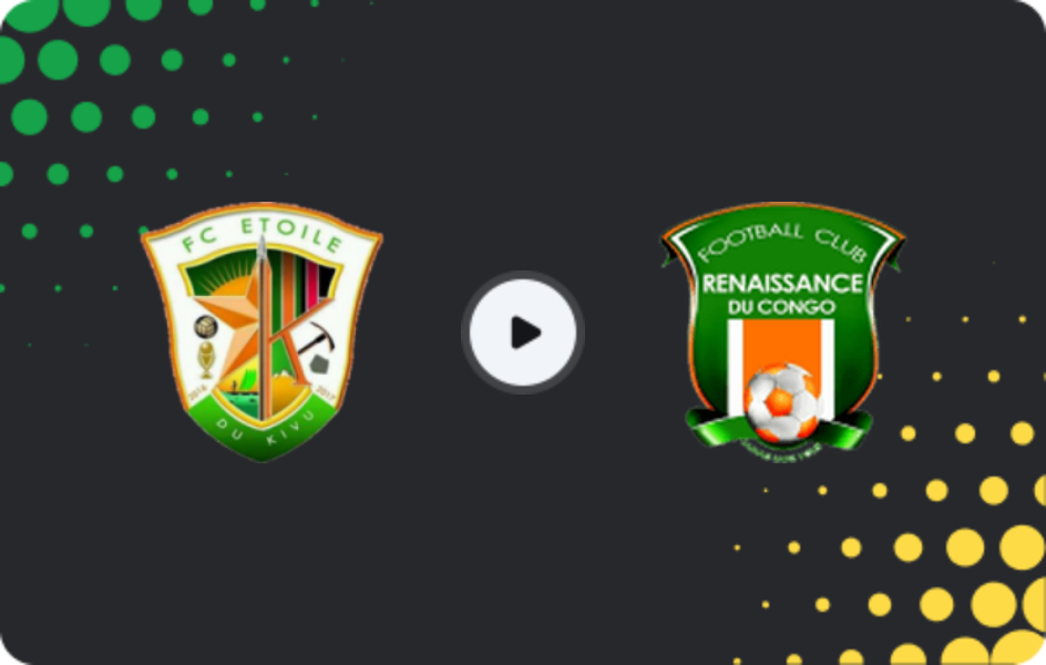 Where to watch Etoile de Kivu — Renaissance, Ligue 1, 03.02.2026