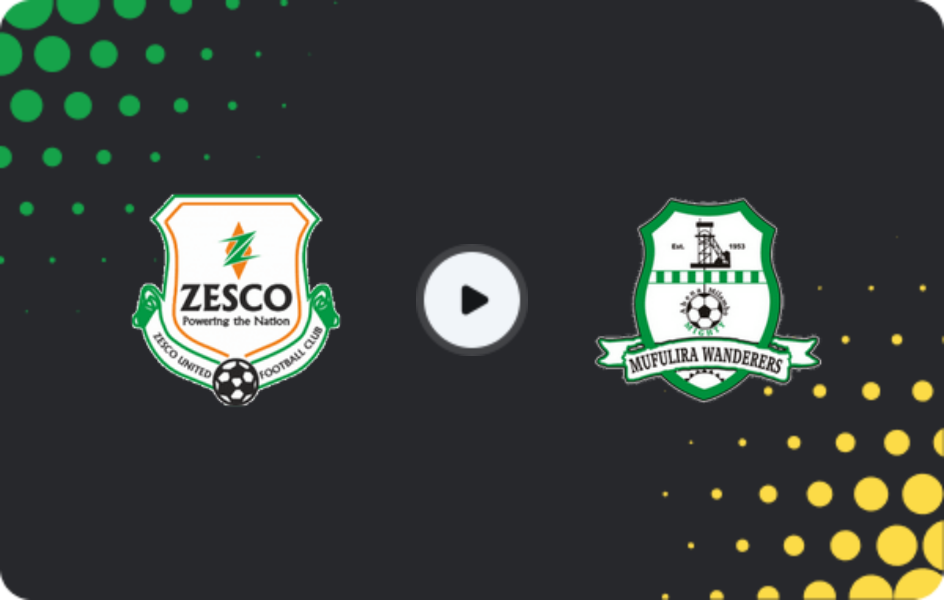 Where to watch ZESCO United — Mufulira Wanderers, Super League, 04.02.2026