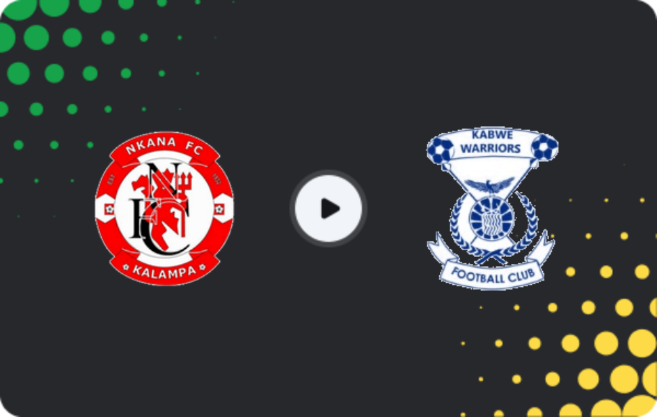 Where to watch Nkana — Kabwe Warriors, Super League, 04.02.2026