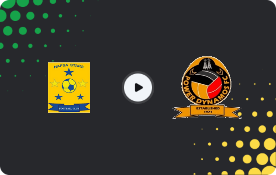 Where to watch NAPSA Stars — Power Dynamos, Super League, 04.02.2026