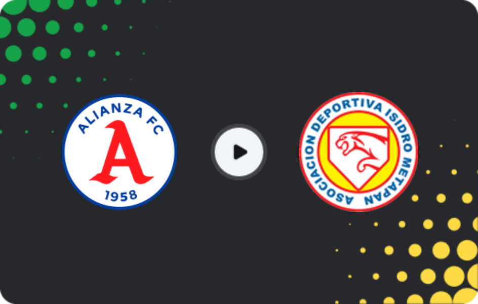 Where to watch Alianza — Isidro Metapán, Primera Division, 04.02.2026