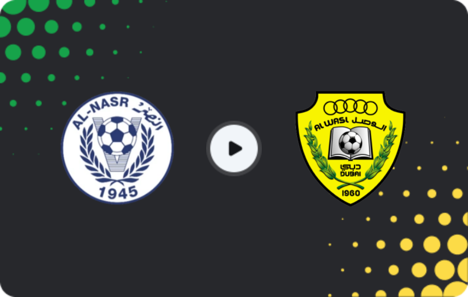 Where to watch Al Nasr — Al-Wasl, Pro League, 05.02.2026