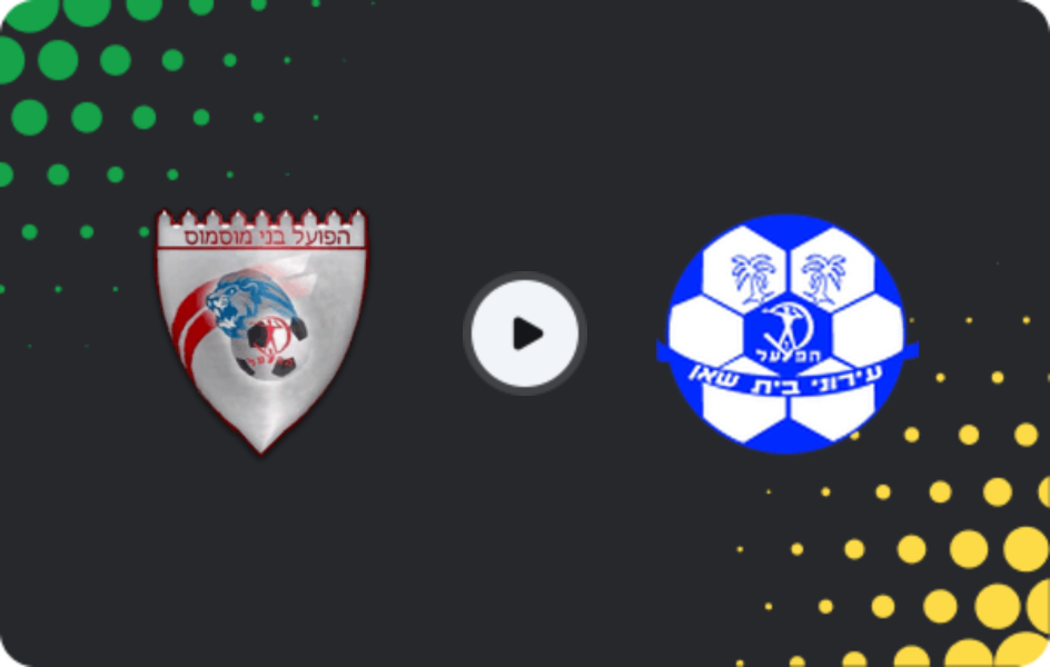 Where to watch Hapoel Bnei Musmus — Hapoel Beit Shean, Liga Alef, 06.02.2026