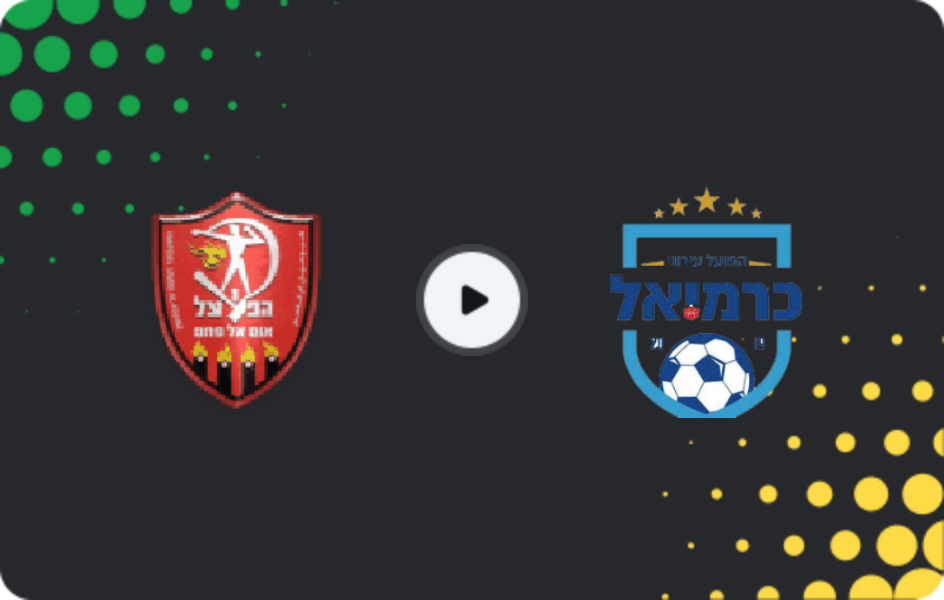 Where to watch Hapoel Umm al-Fahm — Hapoel Ironi Karmiel, Liga Alef, 06.02.2026
