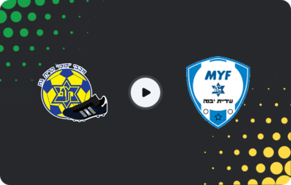 Where to watch Maccabi Kiryat Gat — Maccabi Yavne, Liga Alef, 06.02.2026