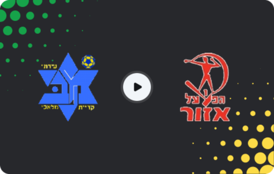 Where to watch Maccabi Kiryat Malachi — Hapoel Azor, Liga Alef, 06.02.2026