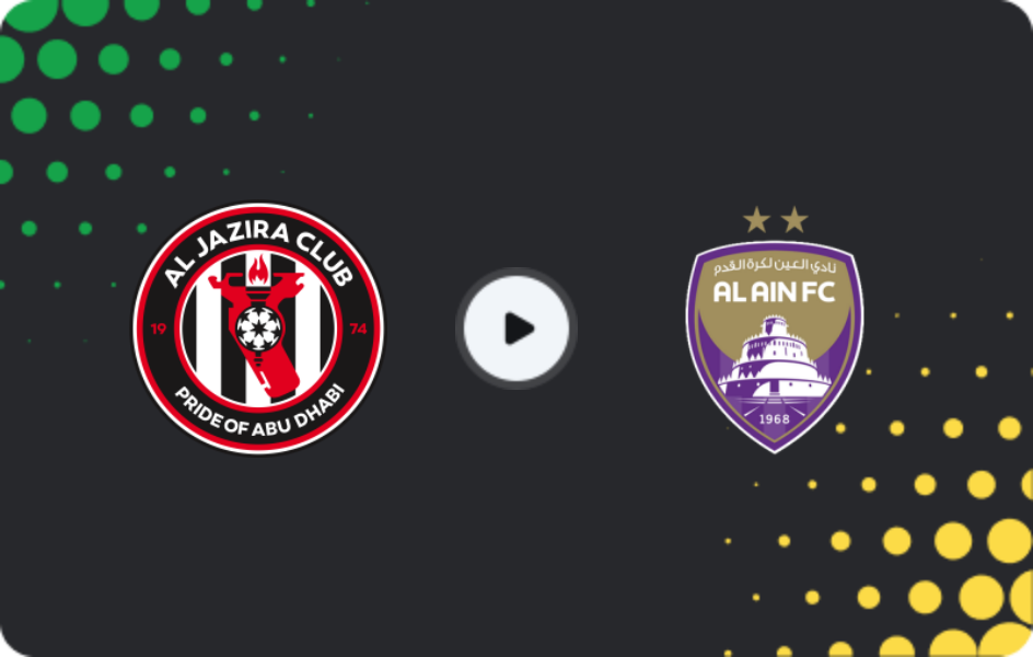 Where to watch Al-Jazira — Al Ain, Pro League, 06.02.2026