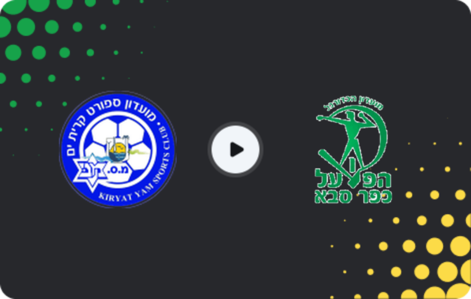Where to watch Kiryat Yam SC — Hapoel Kfar Saba, Liga Leumit, 06.02.2026