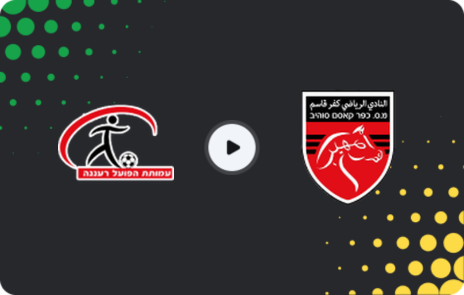 Where to watch Hapoel Ra'anana — Kafr Qasim, Liga Leumit, 09.02.2026