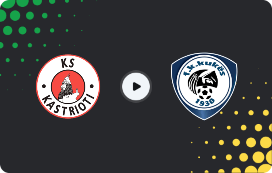 Where to watch Kastrioti Krujë — FK Kukesi, 1st Division, 07.02.2026