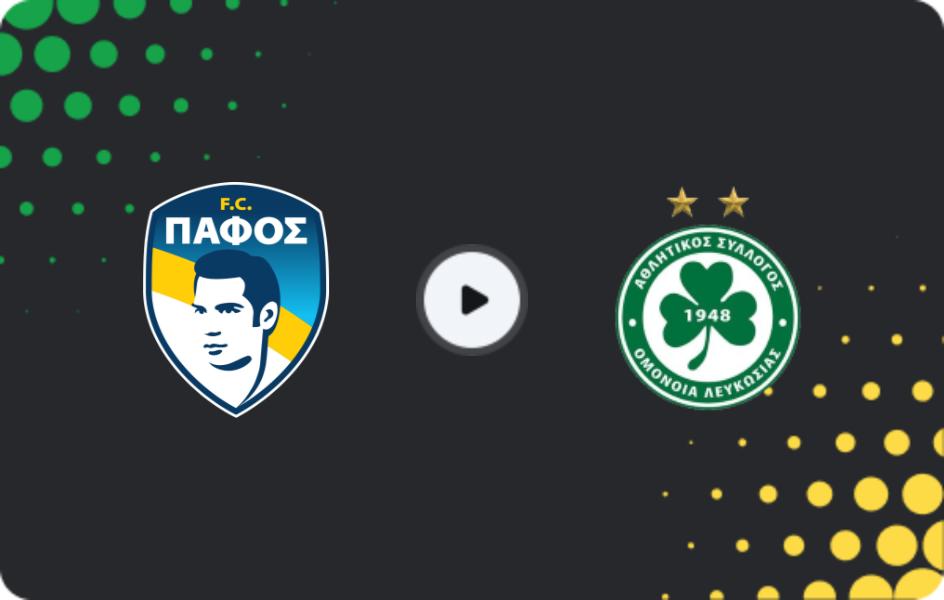 Where to watch Pafos — Omonia Nicosia, 1. Division, 07.02.2026