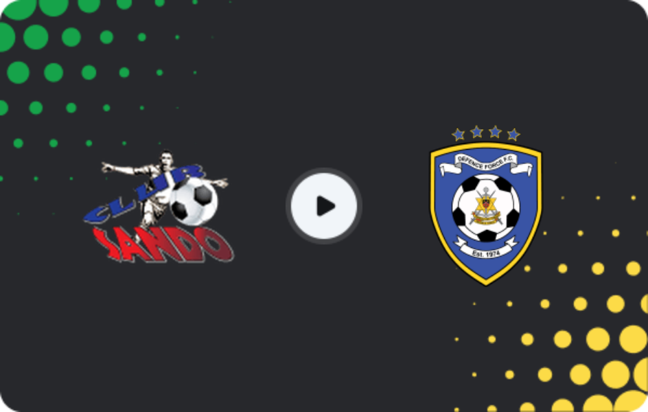 Where to watch Club Sando — Defence Force, Pro League, 07.02.2026