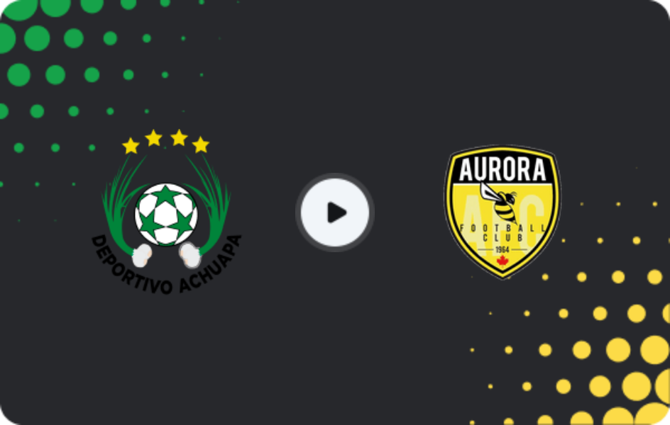 Where to watch Achuapa — Aurora, Liga Nacional, 07.02.2026