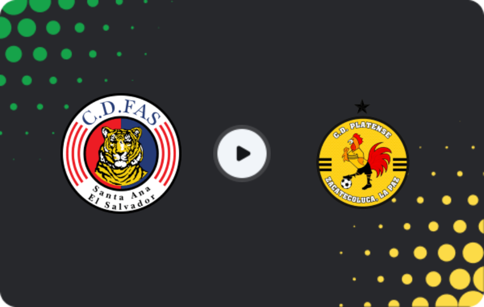 Where to watch FAS — Zacatecoluca, Primera Division, 07.02.2026