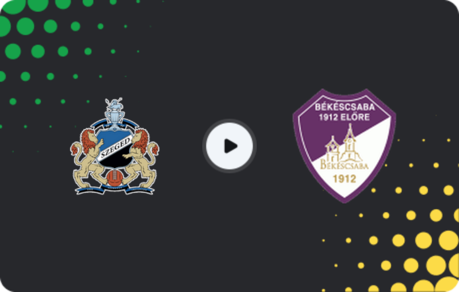 Where to watch Szeged 2011 — Bekescsaba 1912, NB II, 08.02.2026