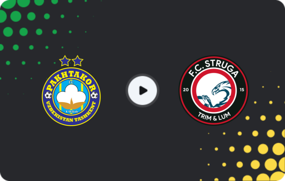 Where to watch Pakhtakor — Struga, Friendlies Clubs, 22.01.2026