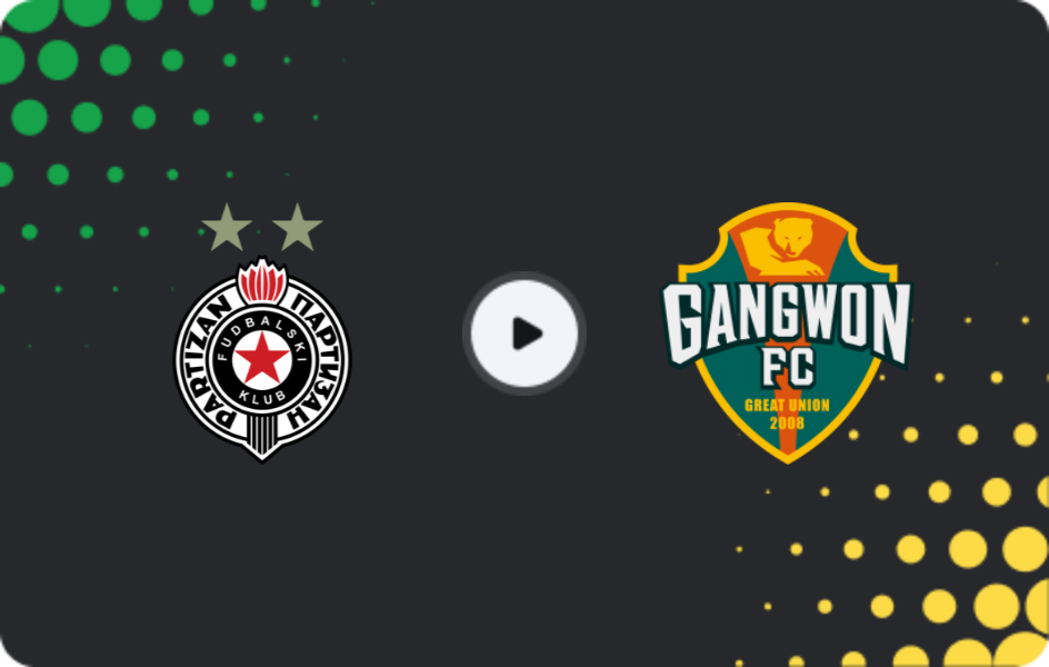 Where to watch Partizan — Gangwon FC, Friendlies Clubs, 22.01.2026