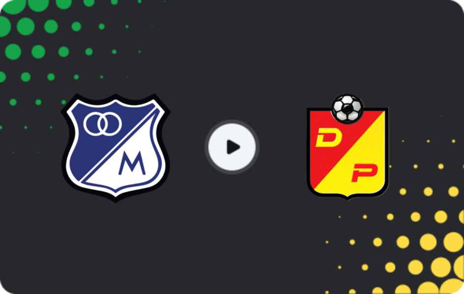 Where to watch Millonarios — Deportivo Pereira, Primera A, 06.02.2026