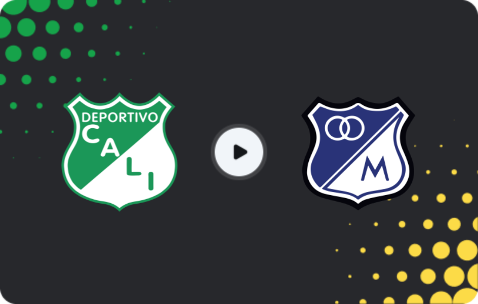 Where to watch Deportivo Cali — Millonarios, Primera A, 09.02.2026