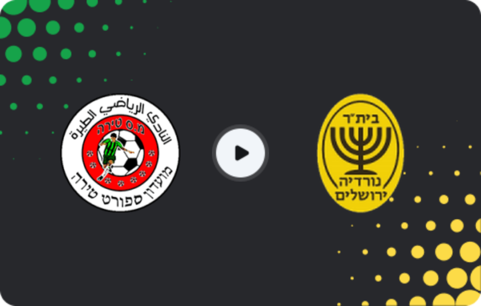 Where to watch Tzeirey Tira — Nordia Jerusalem, Liga Alef, 12.02.2026