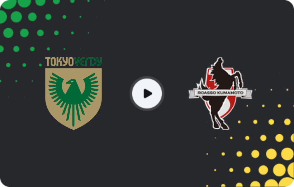Where to watch Tokyo Verdy — Roasso Kumamoto, Friendlies Clubs, 23.01.2026