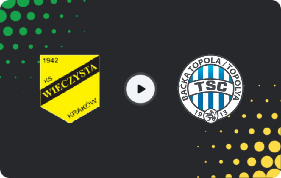 Where to watch Wieczysta Kraków — Backa Topola, Friendlies Clubs, 23.01.2026