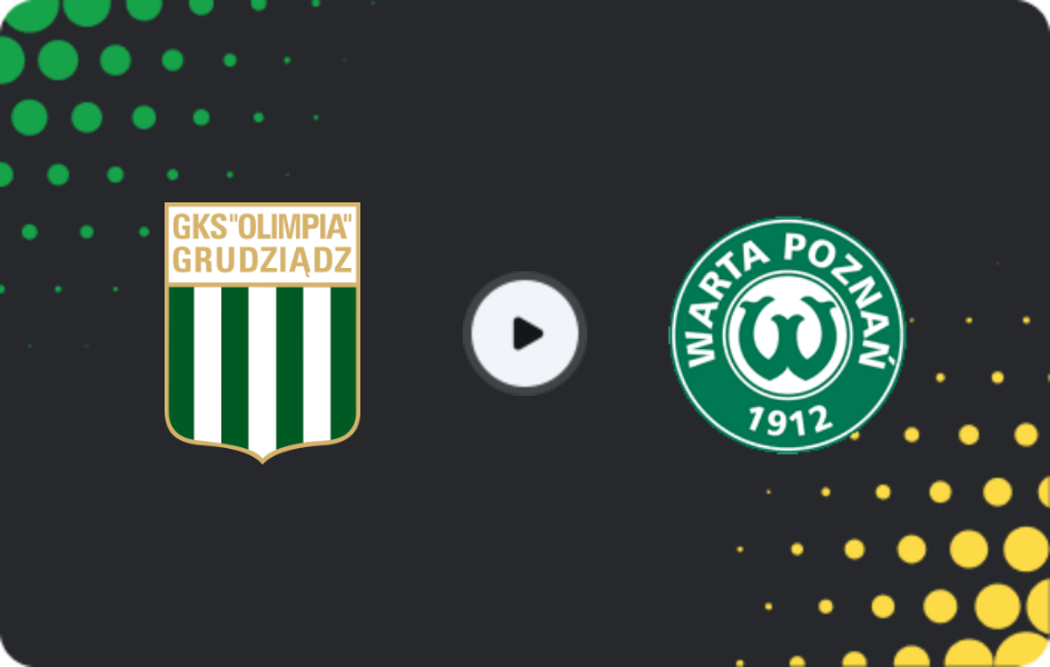 Where to watch Olimpia Grudziądz — Warta Poznań, Friendlies Clubs, 24.01.2026